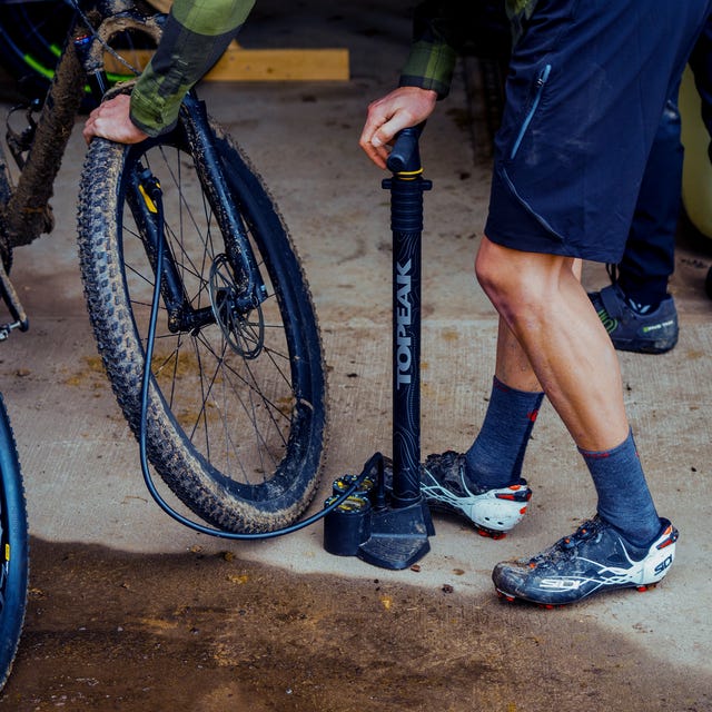 inflating tire bike maintenance