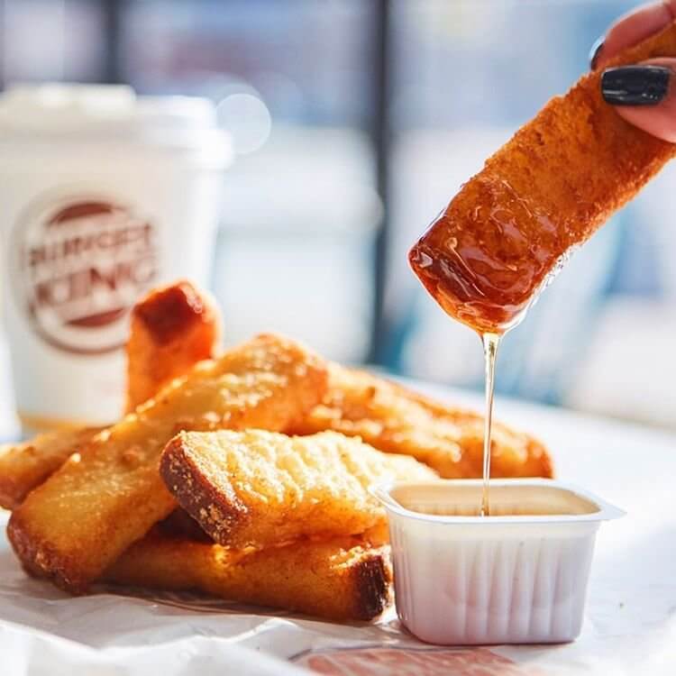 unique breakfast menu items burger king french toast sticks