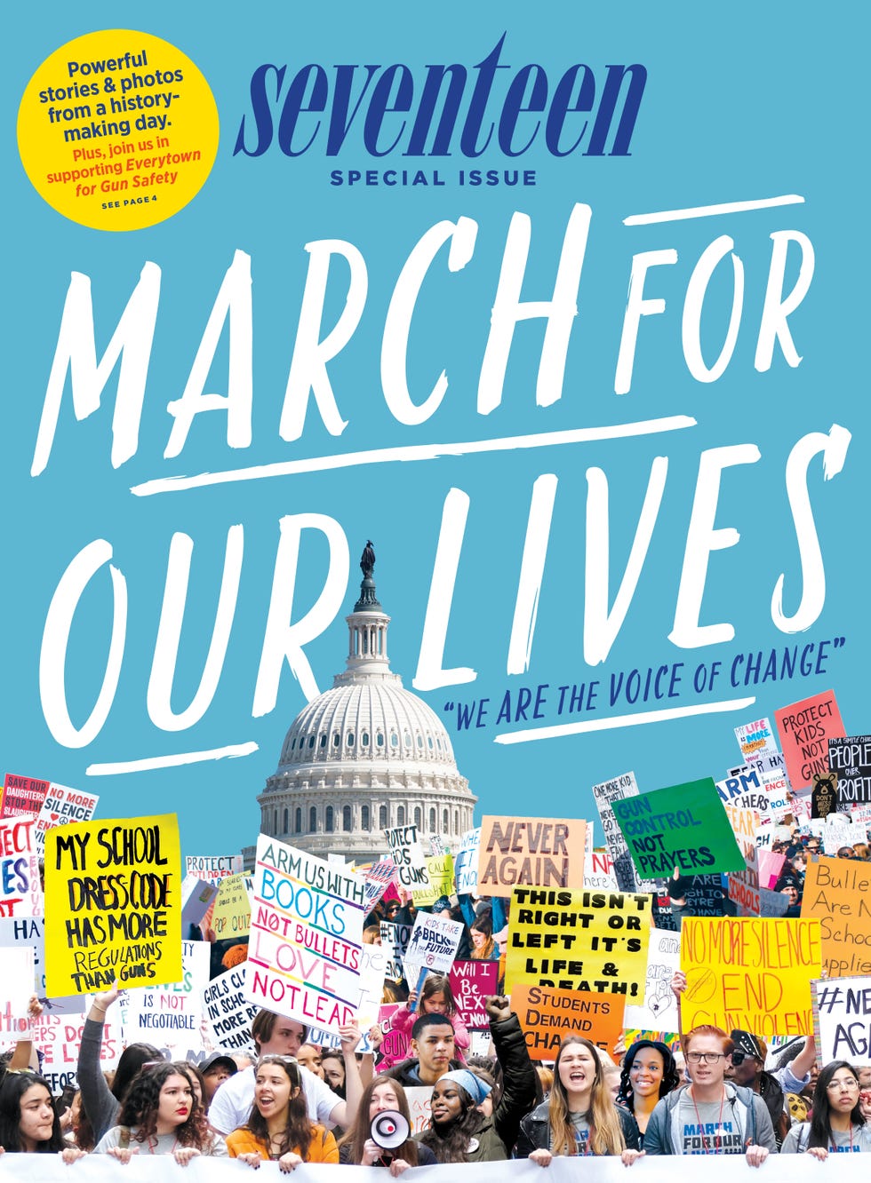 Seventeen's Special Print Issue Honors The March For Our Lives and The ...