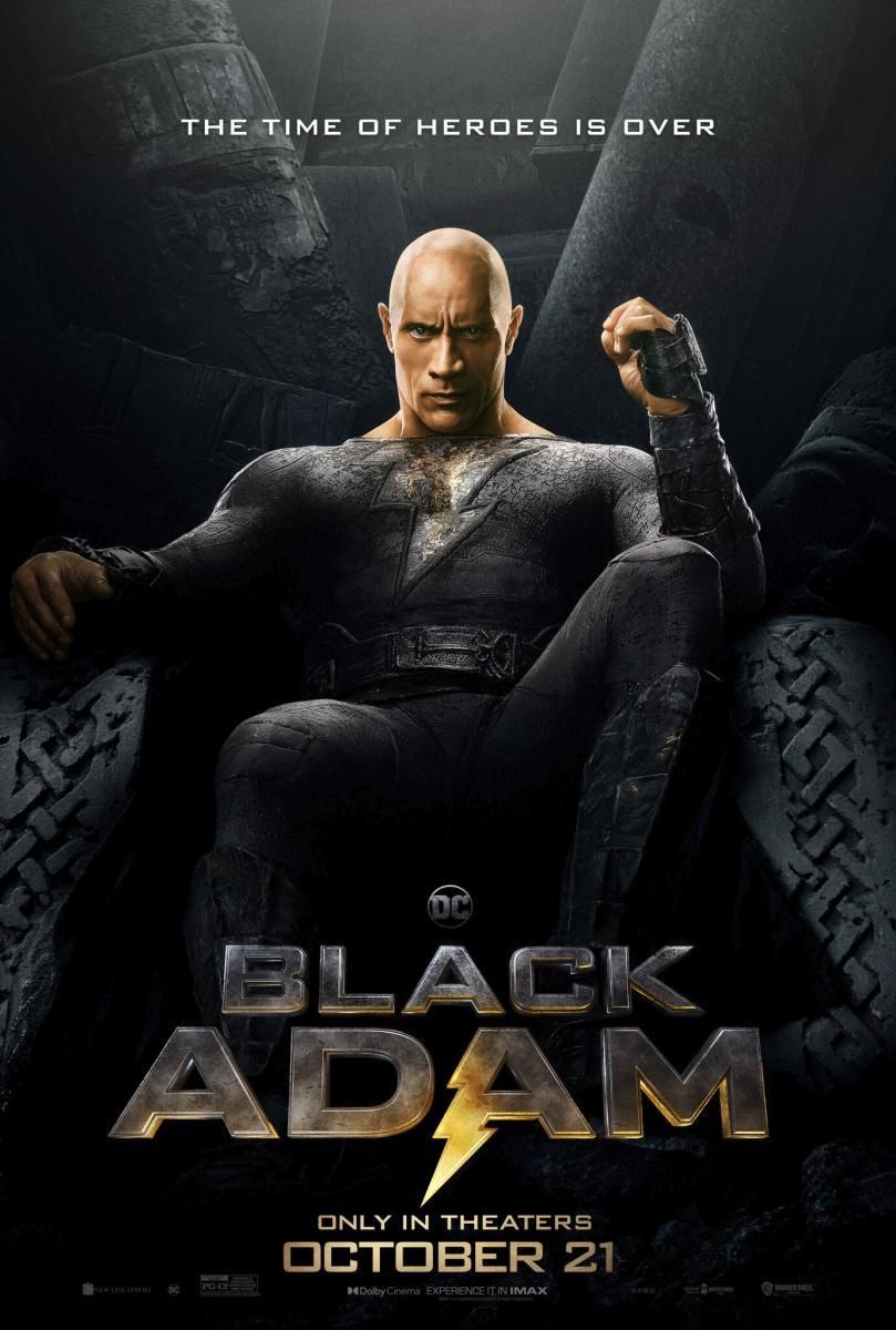 Black Adam es la película peor calificada del DCEU desde Liga de