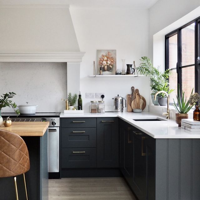 How to Make a Small Kitchen Look Good with Black Cabinets