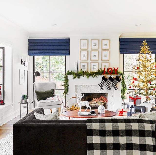 12 Best Black And White Christmas Decorations - Chic Black And ...