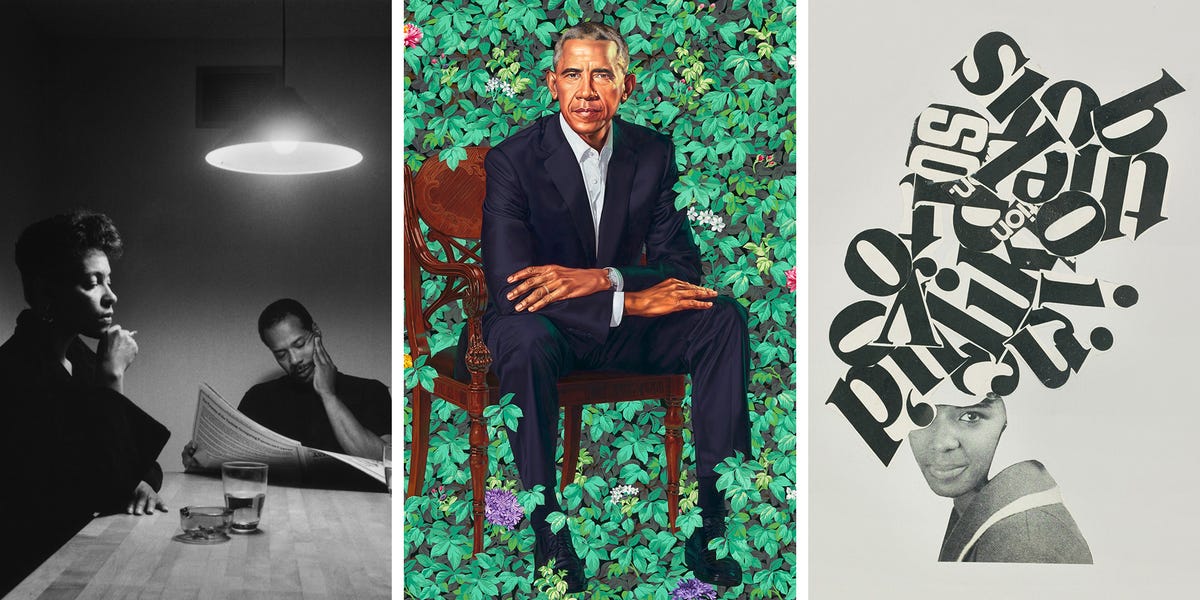 black artists carrie mae weems kehinde wiley lorna simpson