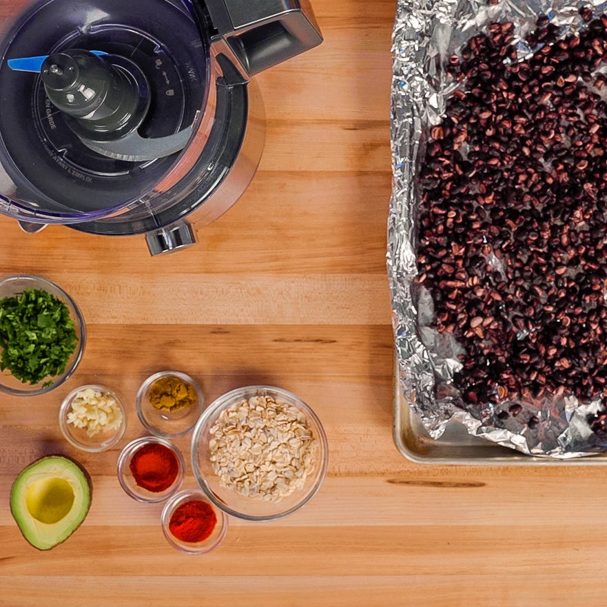 black bean burgers