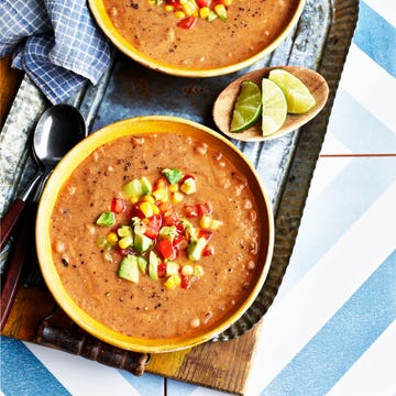 cheap meal recipes black eyed bean 'taco' soup