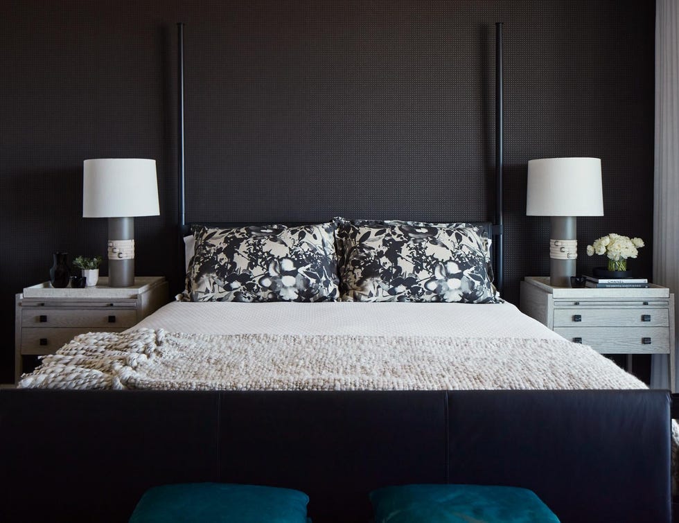 black bedroom ideas, jennifer robin