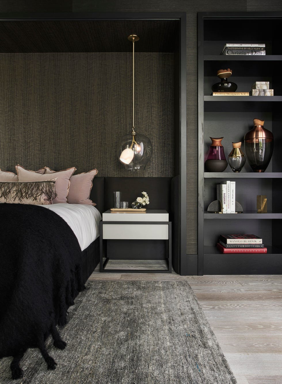 black bedroom ideas, studio gild