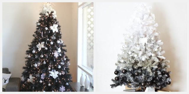 Black and white Christmas tree inspiration - Wilshire Collections