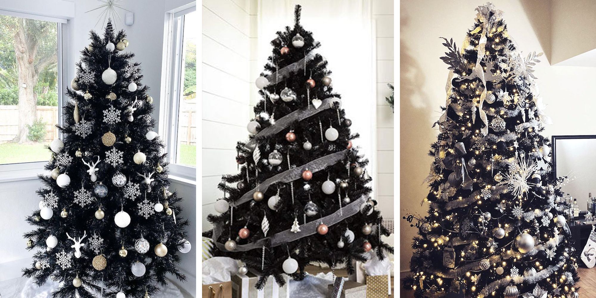These Stunning Black Christmas Trees Will Convince You to Go Dark This Year