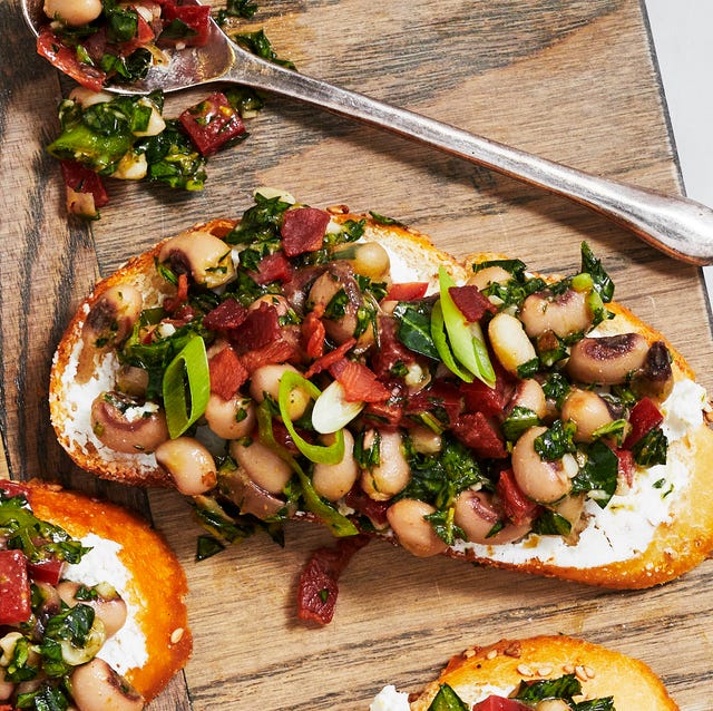 Black-Eyed Pea Bruschetta blackeyed pea bruschetta