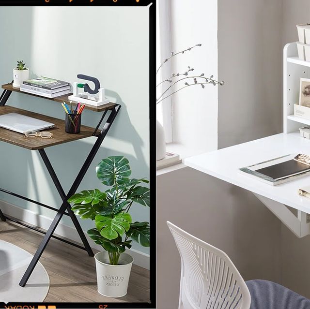 16 Best Desks for Small Spaces - Computer Desks for Small Spaces with  Storage