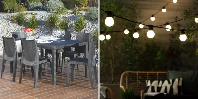 Black friday patio dining outlet set