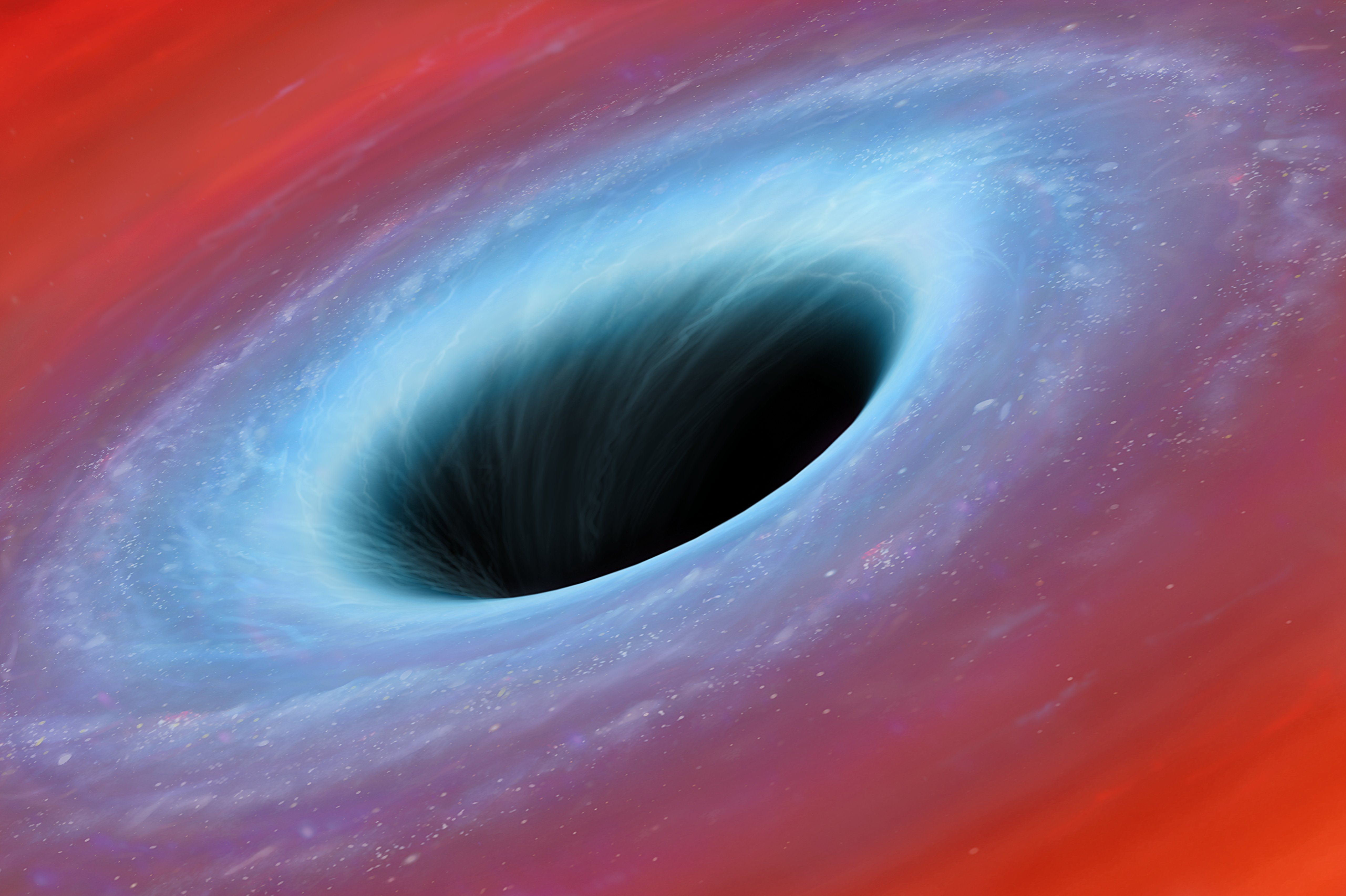 black hole earth