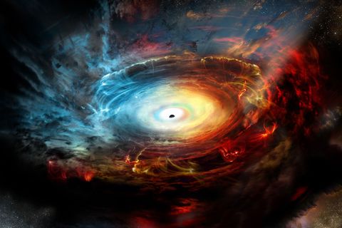 Het superzware zwarte gat in het centrum van onze Melkweg gaat schuil achter dichte stof en gaswolken Door de gecombineerde kracht van een wereldwijd netwerk van radiotelescopen hopen astronomen tot in het hart van ons sterrenstelsel door te dringen en  voor het eerst  de omtrek van een zwart gat in beeld te brengen Een netwerk van acht observatoria observeert radiogolven in millimetergolflengten waardoor het genoeg details kan zien om de grens rond een zwart gat te kunnen onderscheiden