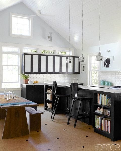 Black Kitchen Design Ideas - Pictures of Black Kitchens - Elle Decor