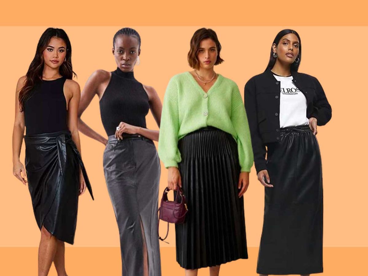 The best black leather skirts to wear this winter 2024