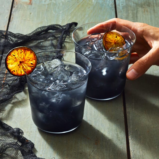 Black Margaritas With Torched Limes black margaritas with torched limes