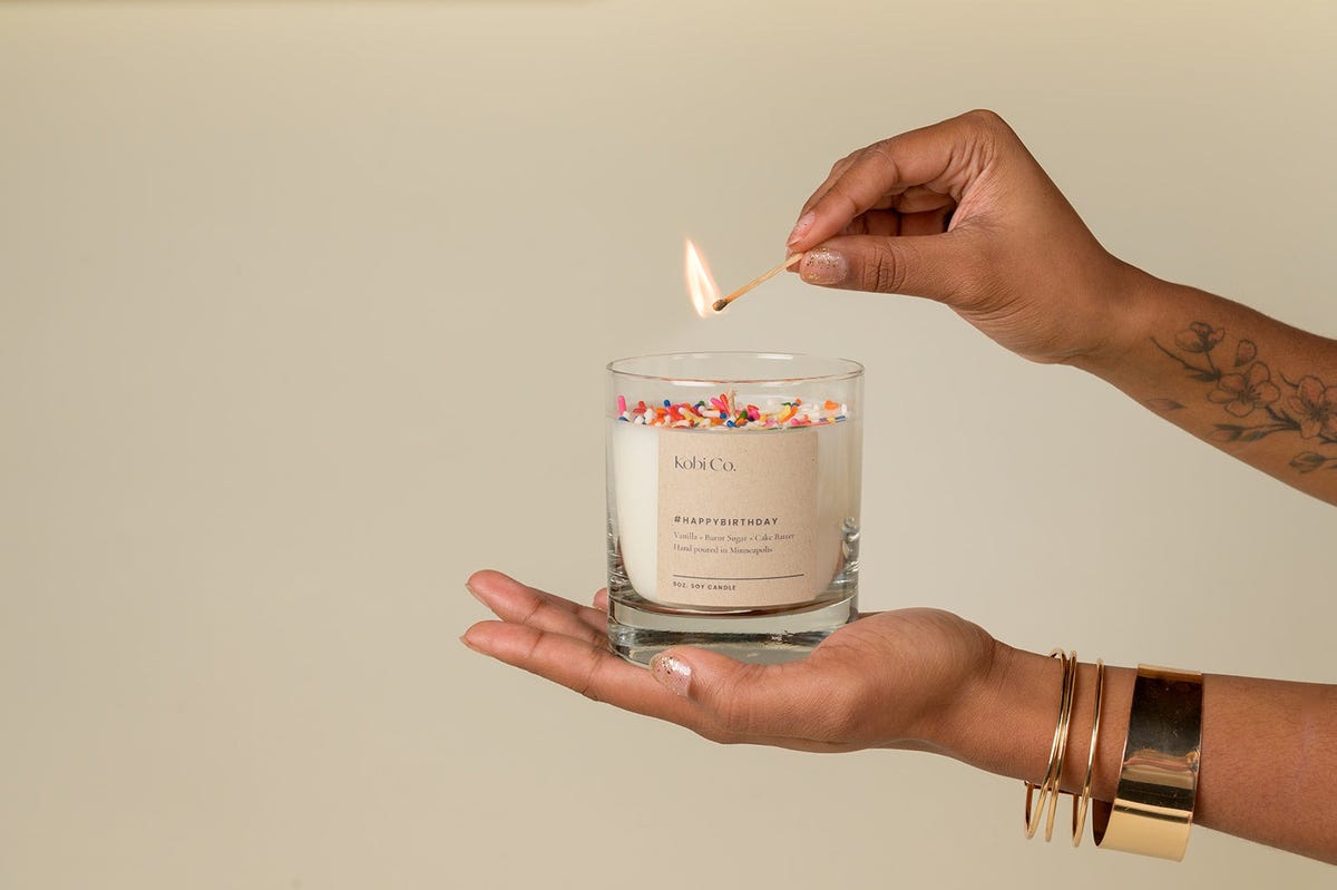 Black owned candles discount