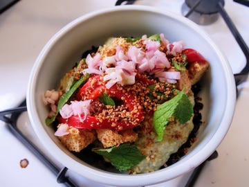black rice tofu bowl  delishcom