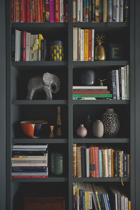 Shelving, Bookcase, Shelf, Furniture, Book, Room, Publication, Collection, Hutch, Interior design, 