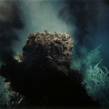 black smoker in the pacific