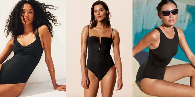 black swimsuits