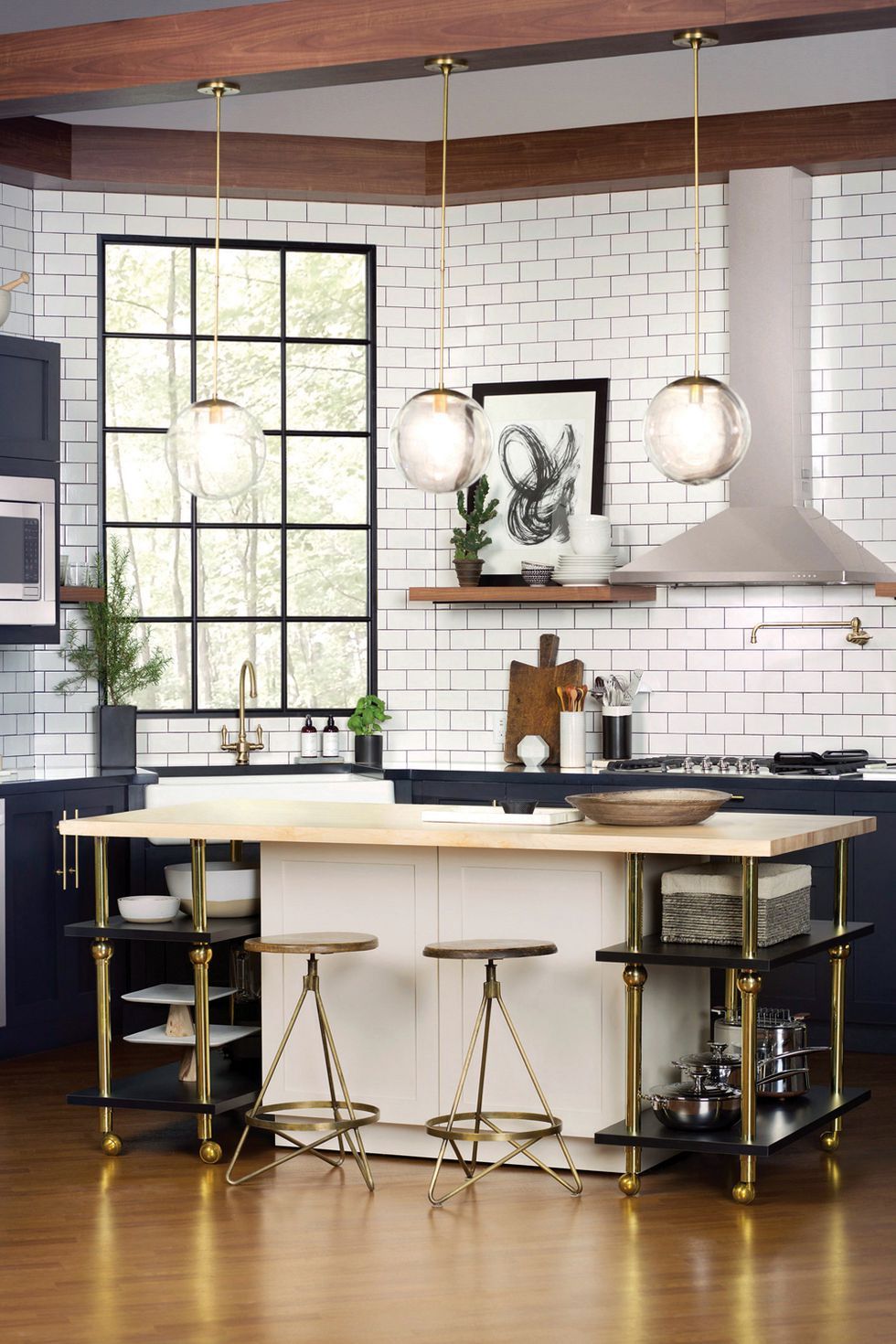 67+ Stunning Black White Wood Kitchen Decor Ideas