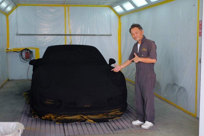 This Is What Painting Your Car in the Darkest Black Looks Like