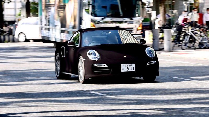 Watch This Porsche 911 Go Goth for a Night on the Town