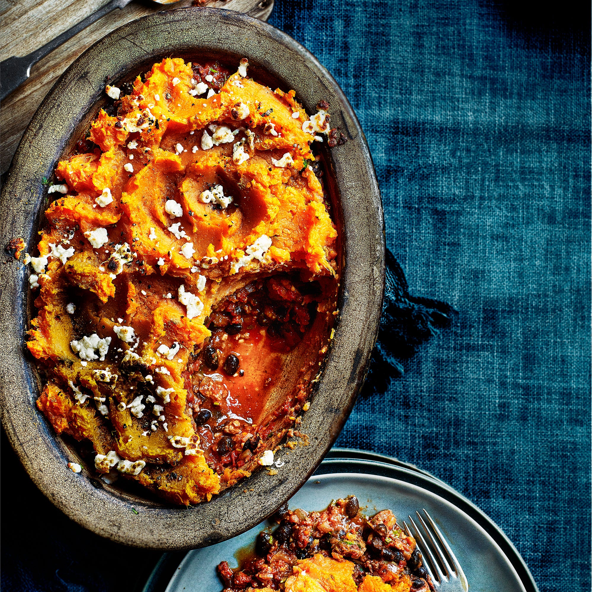 Black bean cottage pie recipe