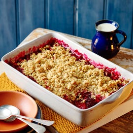 sloe gin crumble