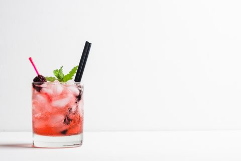 low calorie alcoholic drinks   blackberry cocktail