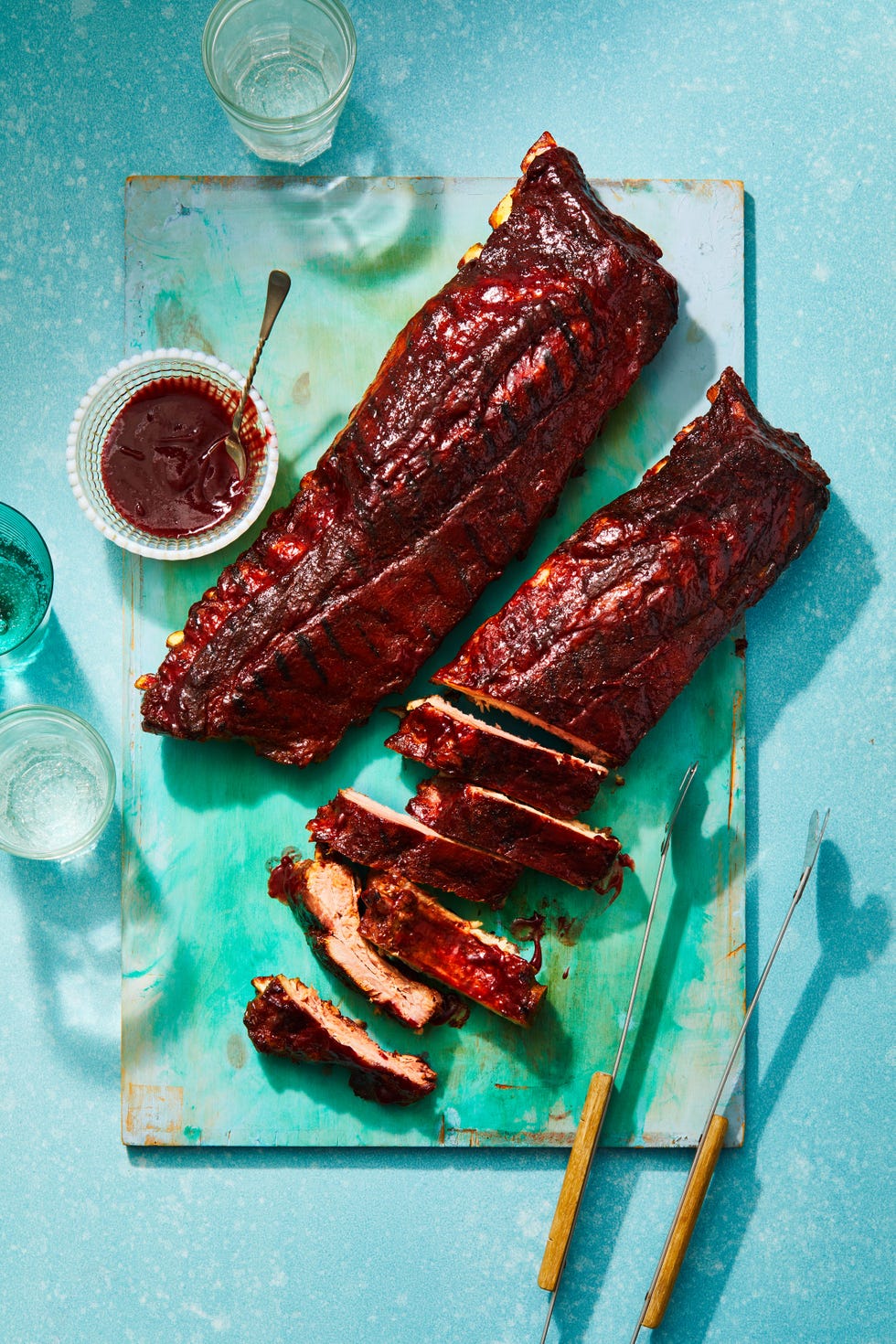 blackberry glazed ribs