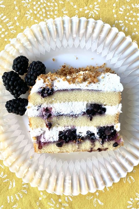 blackberry icebox cake