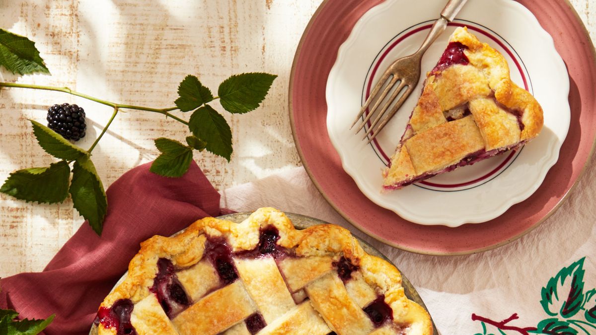 Blackberry Stack Pie with Lemon Crème Anglaise — All Purpose Flour Child