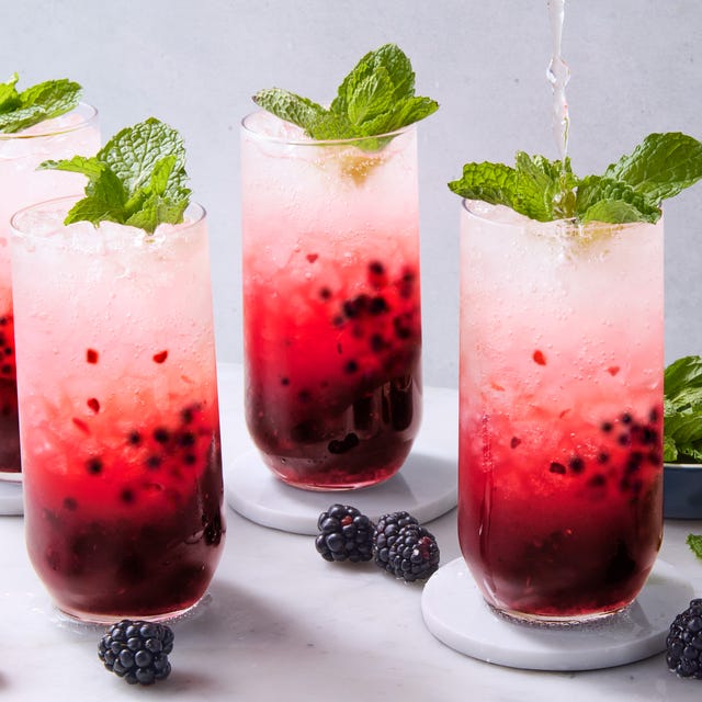 Blackberry Virgin Mojito blackberry virgin mojito with mint and blackberries
