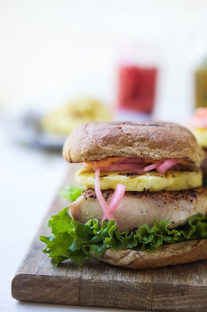 Blackened Mahi-Mahi Burger