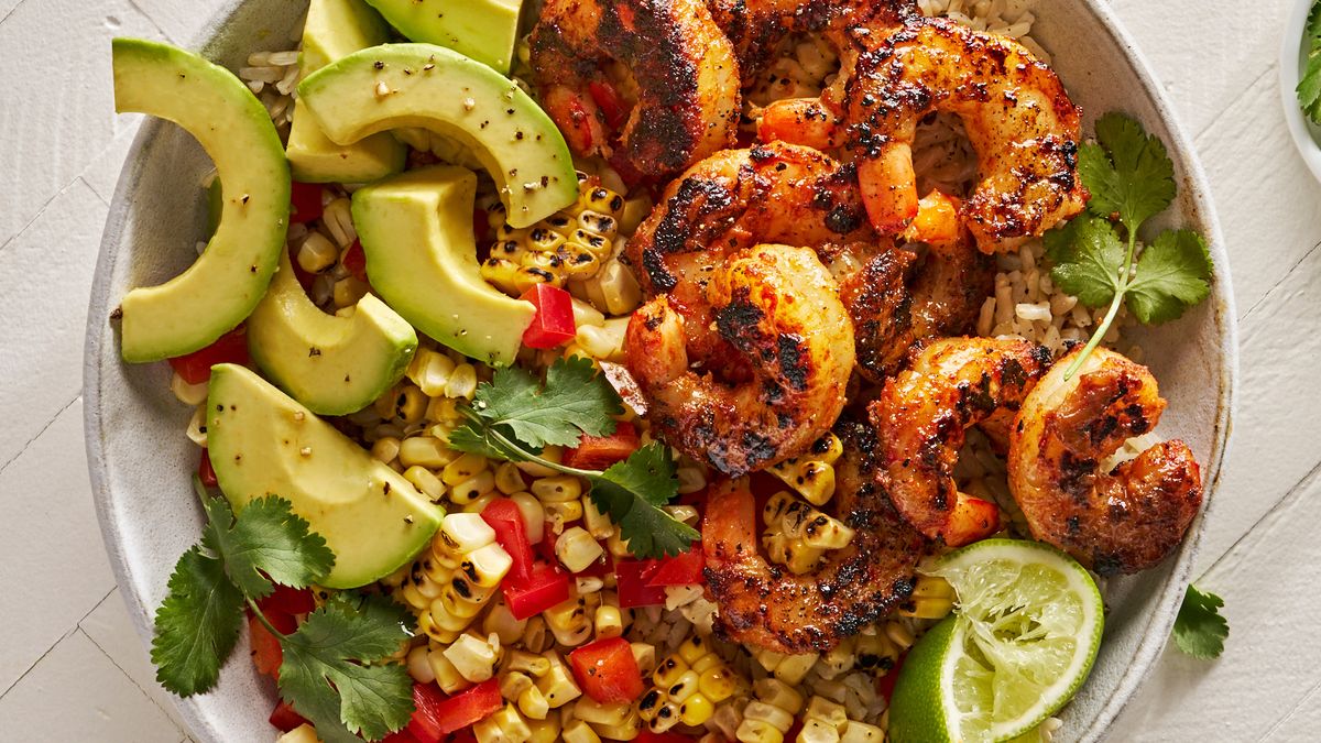 preview for Blackened Shrimp Bowls Are Practically Summer In A Bowl