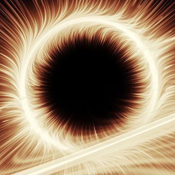 blackhole or wormhole in space