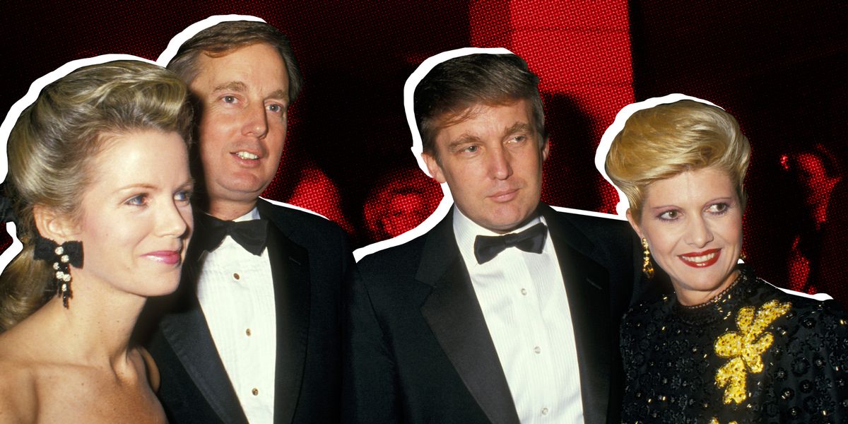 blaine, robert, donald and ivana trump in new york city in the 1980s
