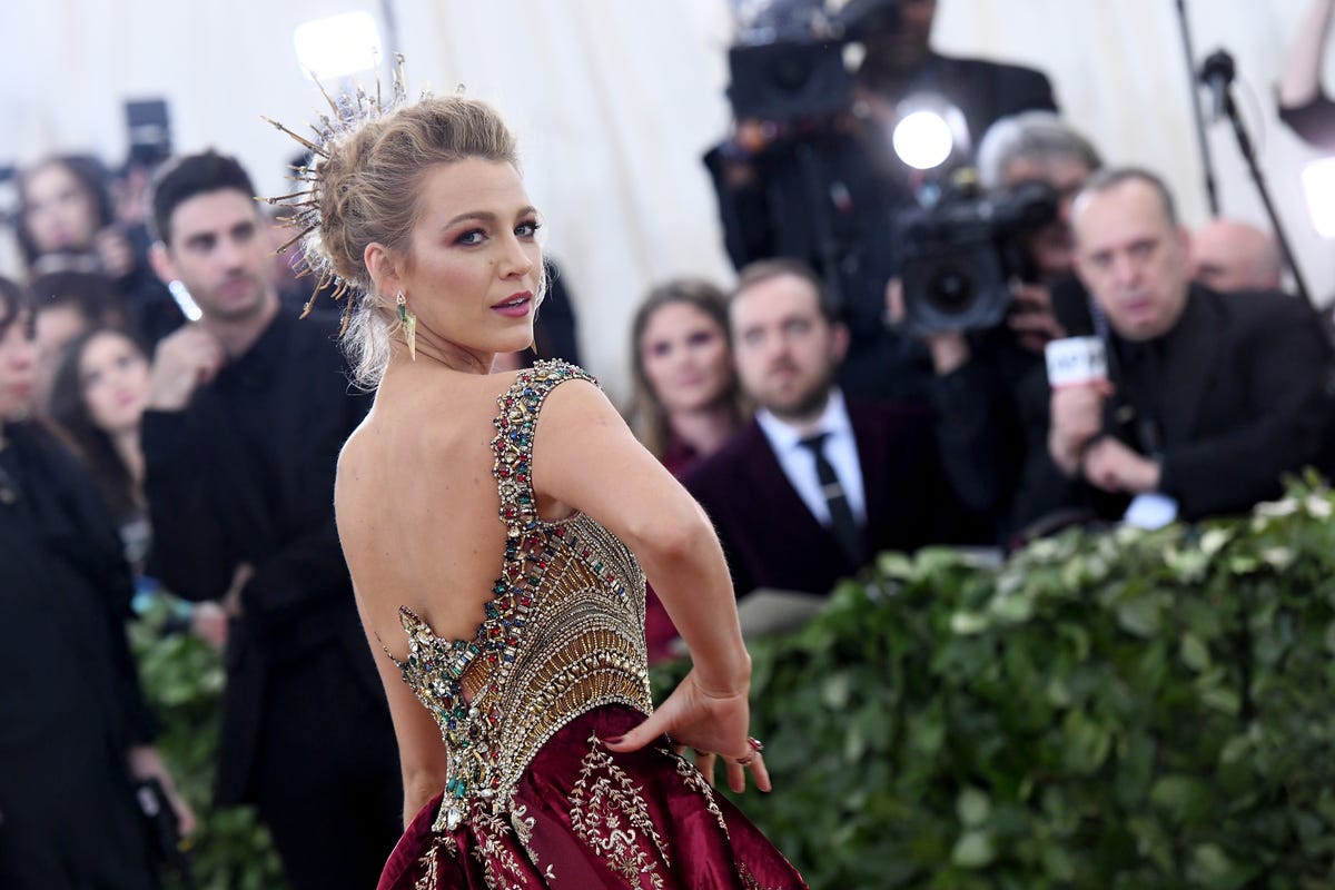 Blake Lively matches her Met Gala dresses to the red carpet