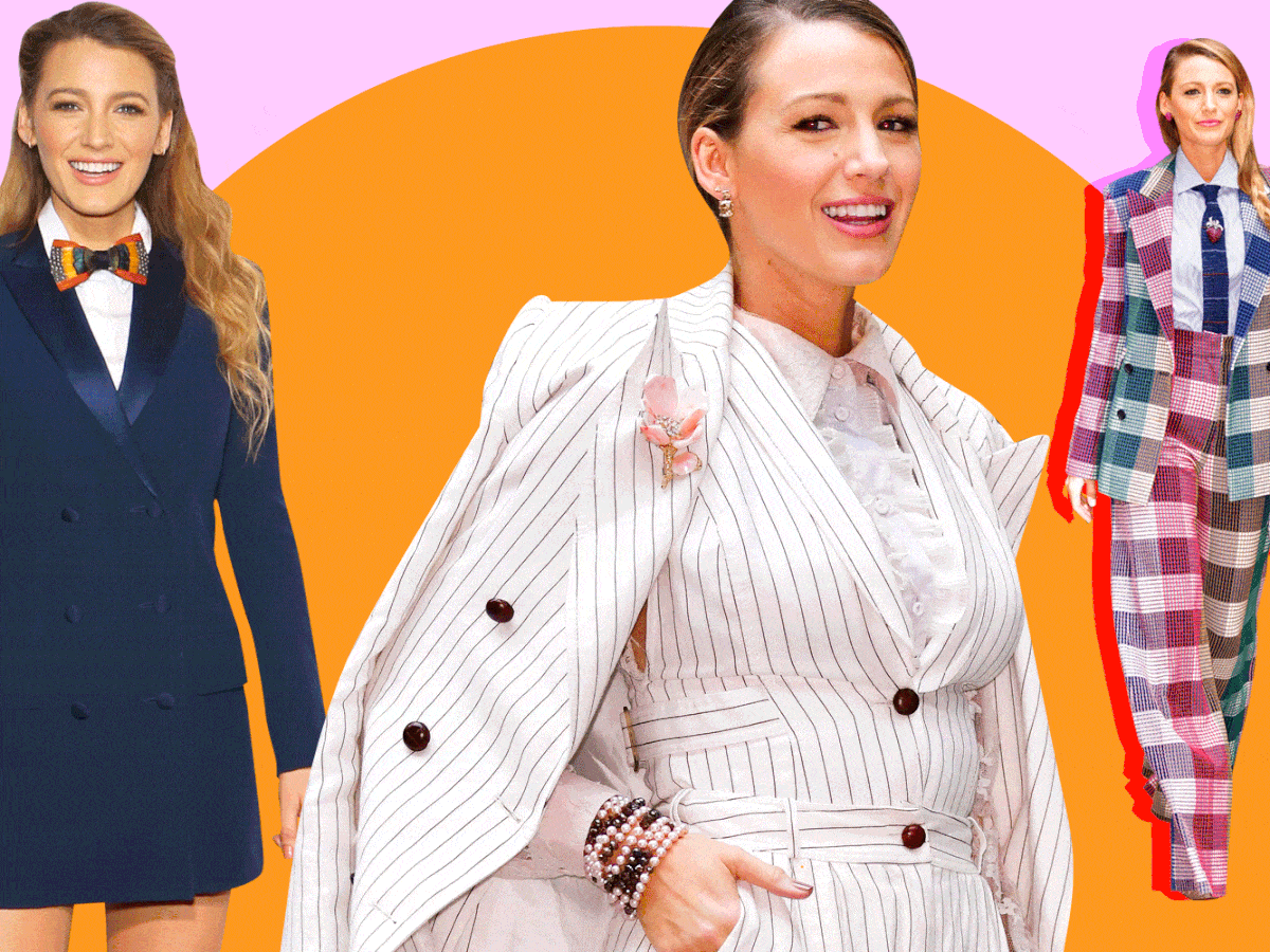 Blake Lively only wears suits now