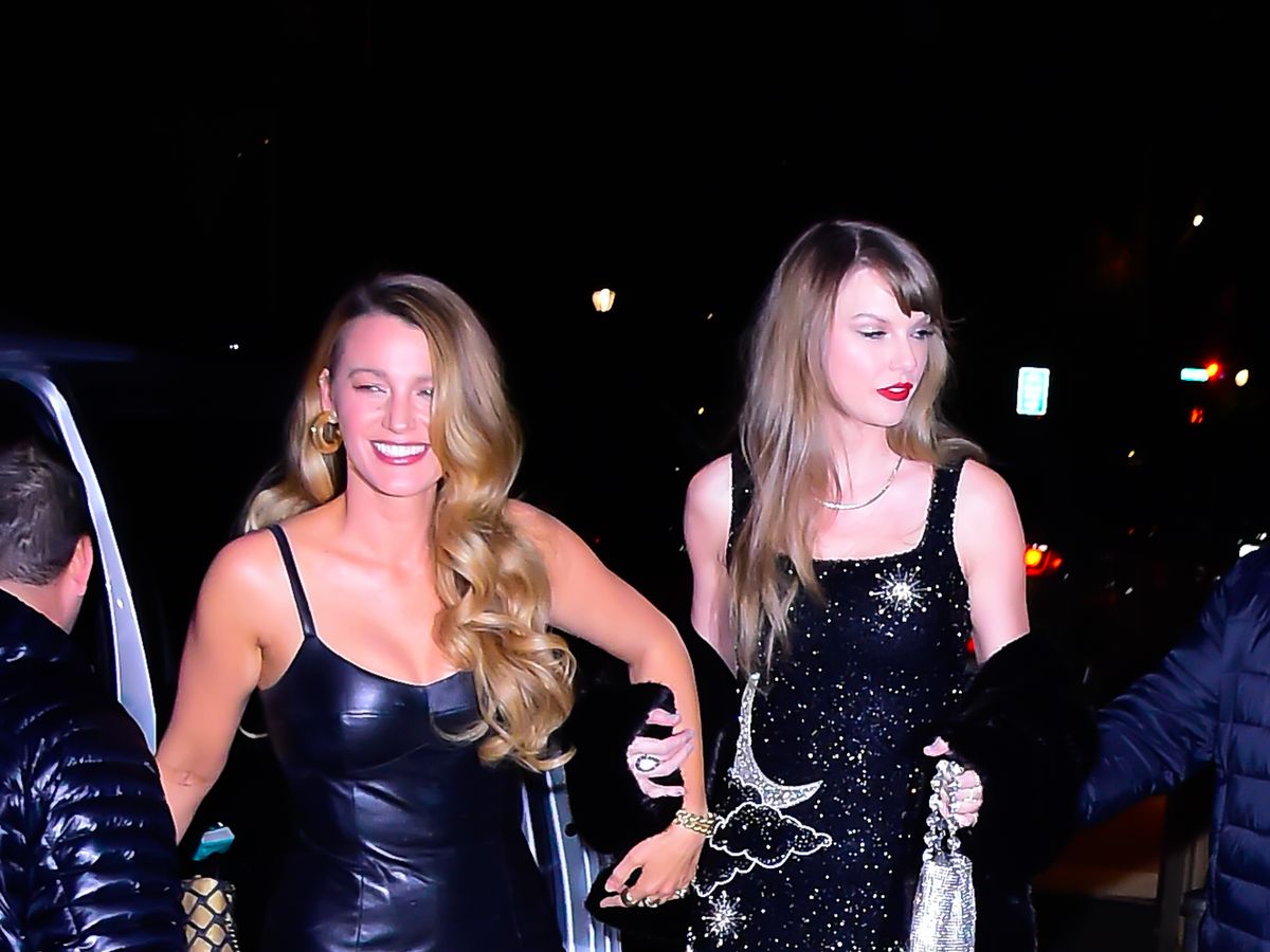 Taylor Swift wears heels, minidress for 34th birthday with Blake
