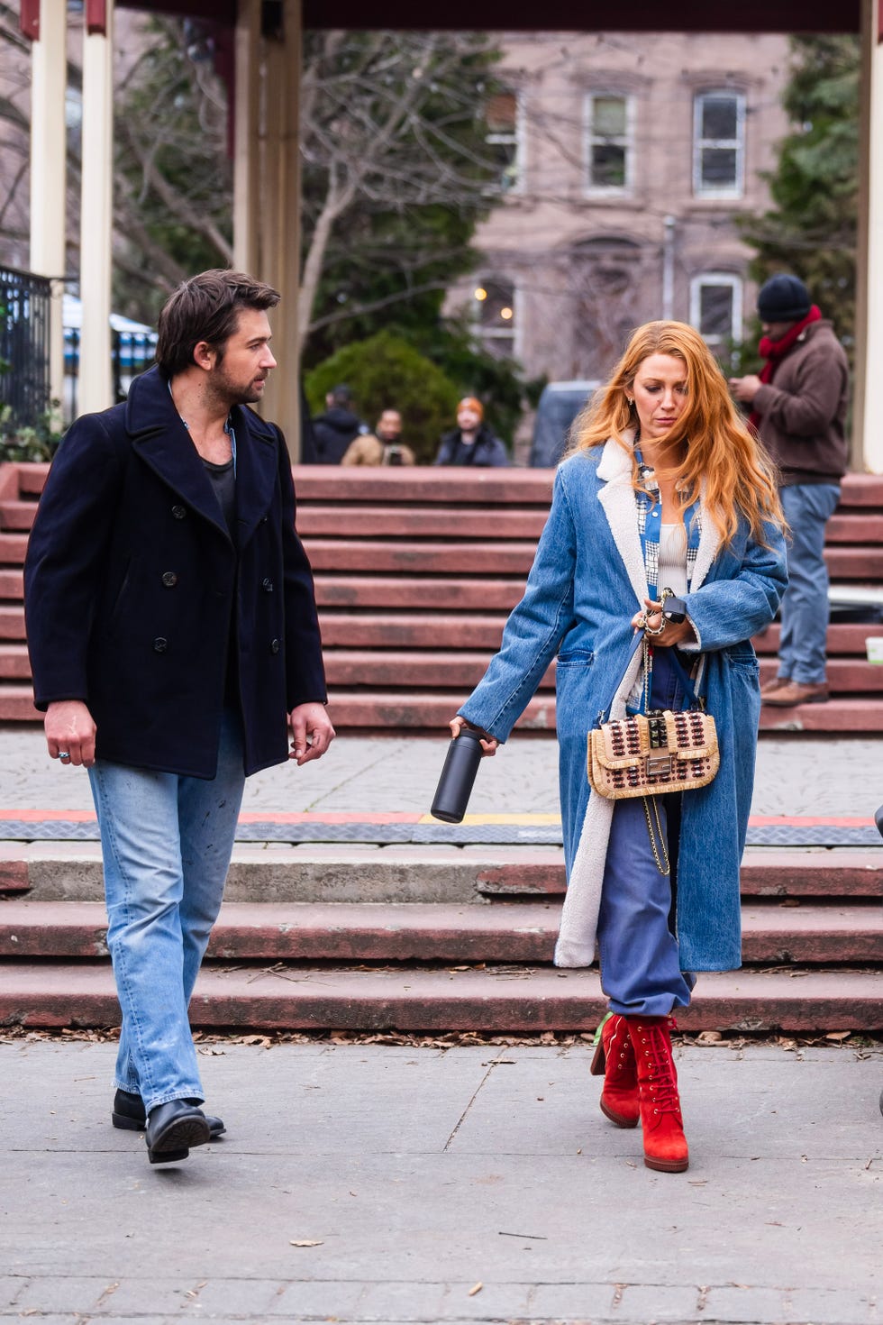 Blake Lively and Brandon Sklendar, it ends with us