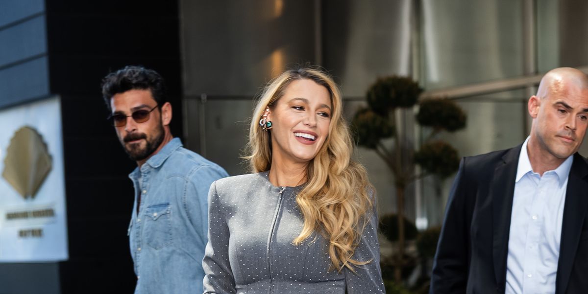 Blake Lively Channels Her "Another Simple Favor" Character in Spiky Metallic Heels
