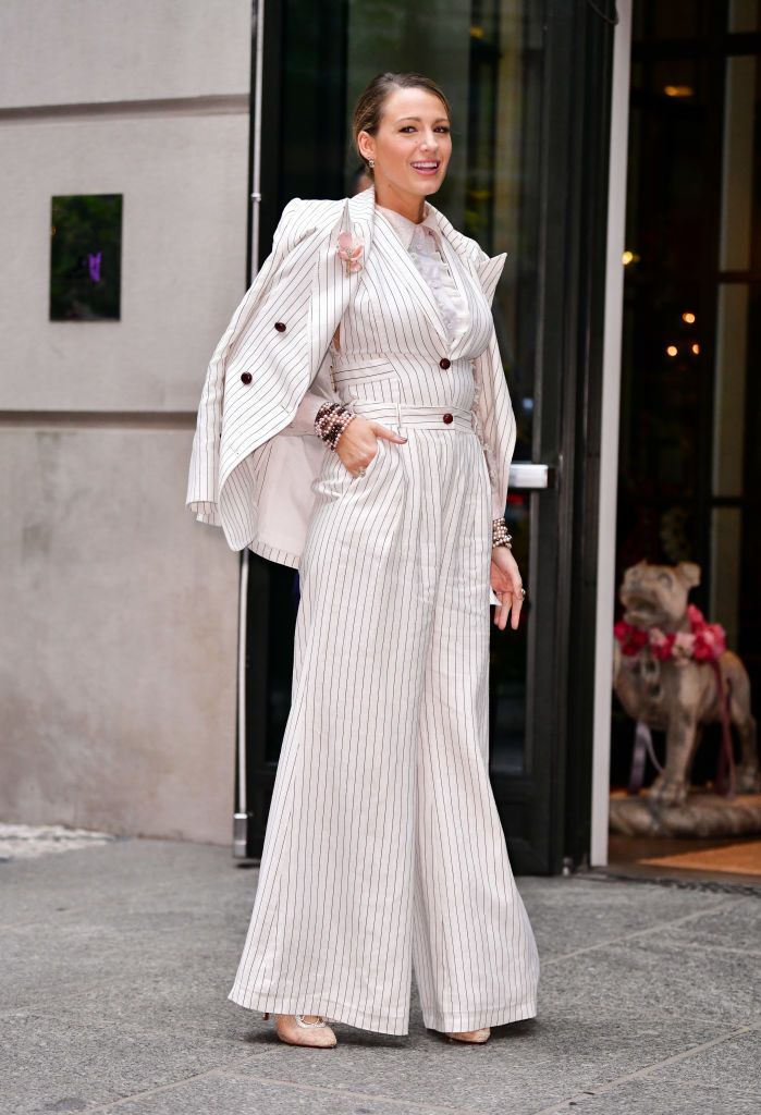 Blake Lively's Pantsuits for 'A Simple Favor' Press Tour: Pics