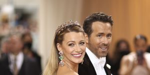 blake lively and ryan reynolds at the 2022 met gala