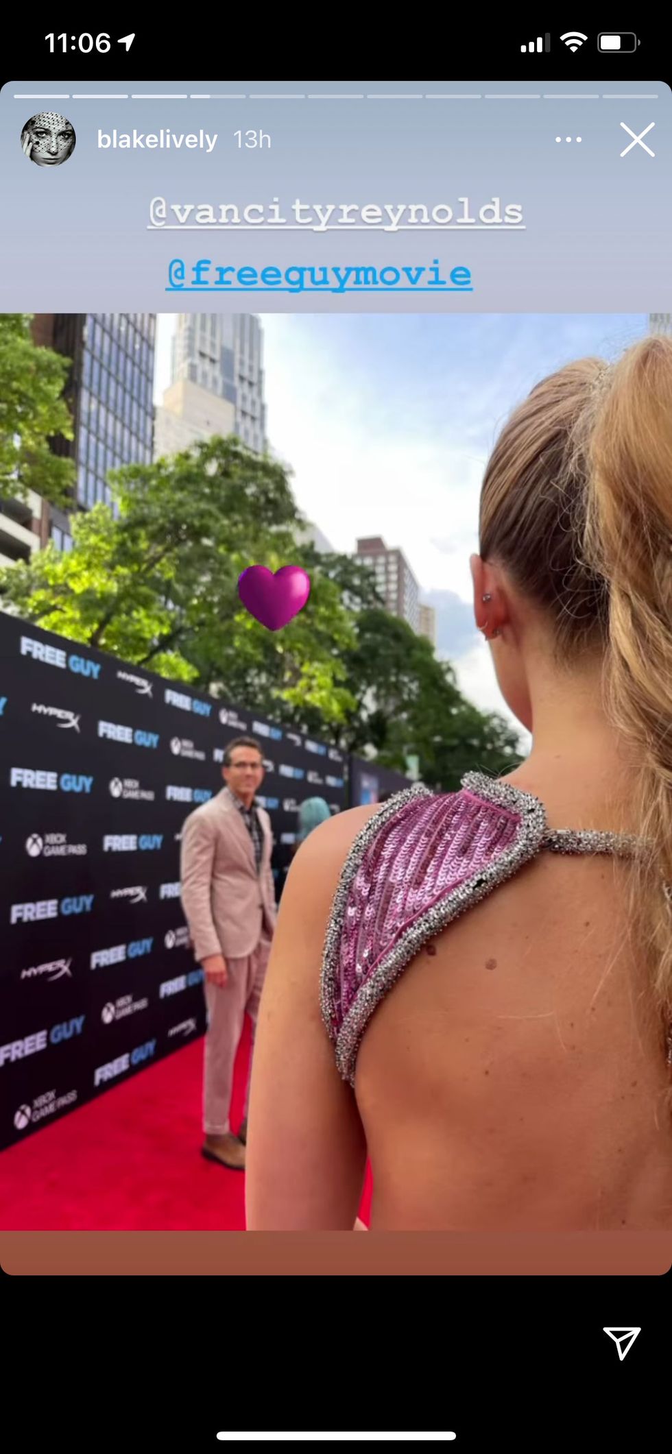 blake lively's behind the scene photos from the premiere