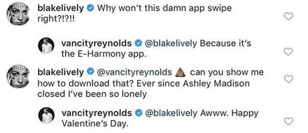 Of Course, Blake Lively And Ryan Reynolds Were Couples Goals On Valentine's  Day