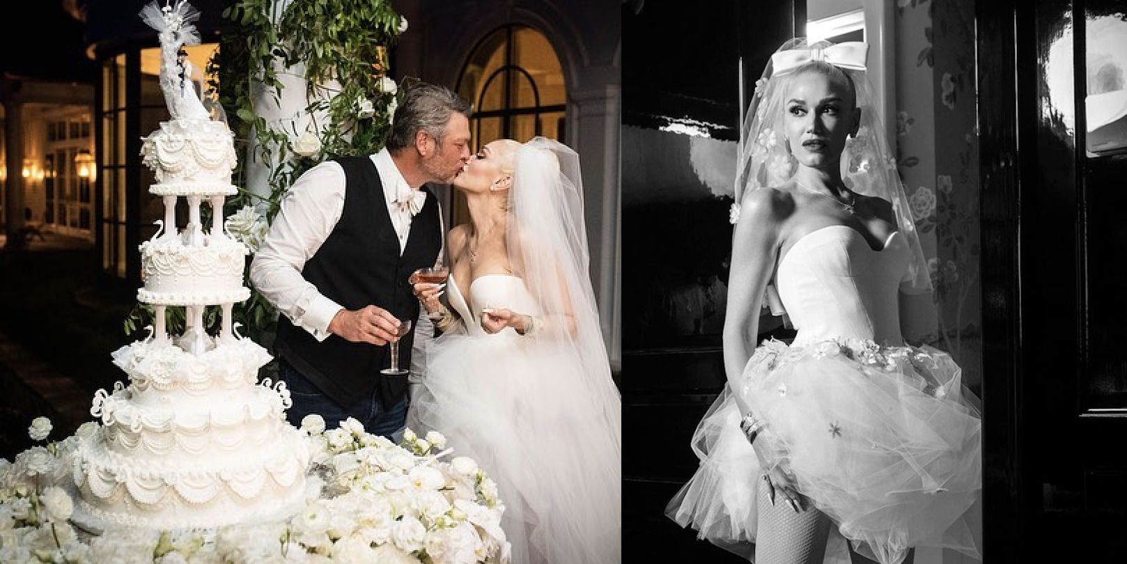 Gwen Stefani Wore Two Vera Wang Dresses For Her Wedding To Blake ...